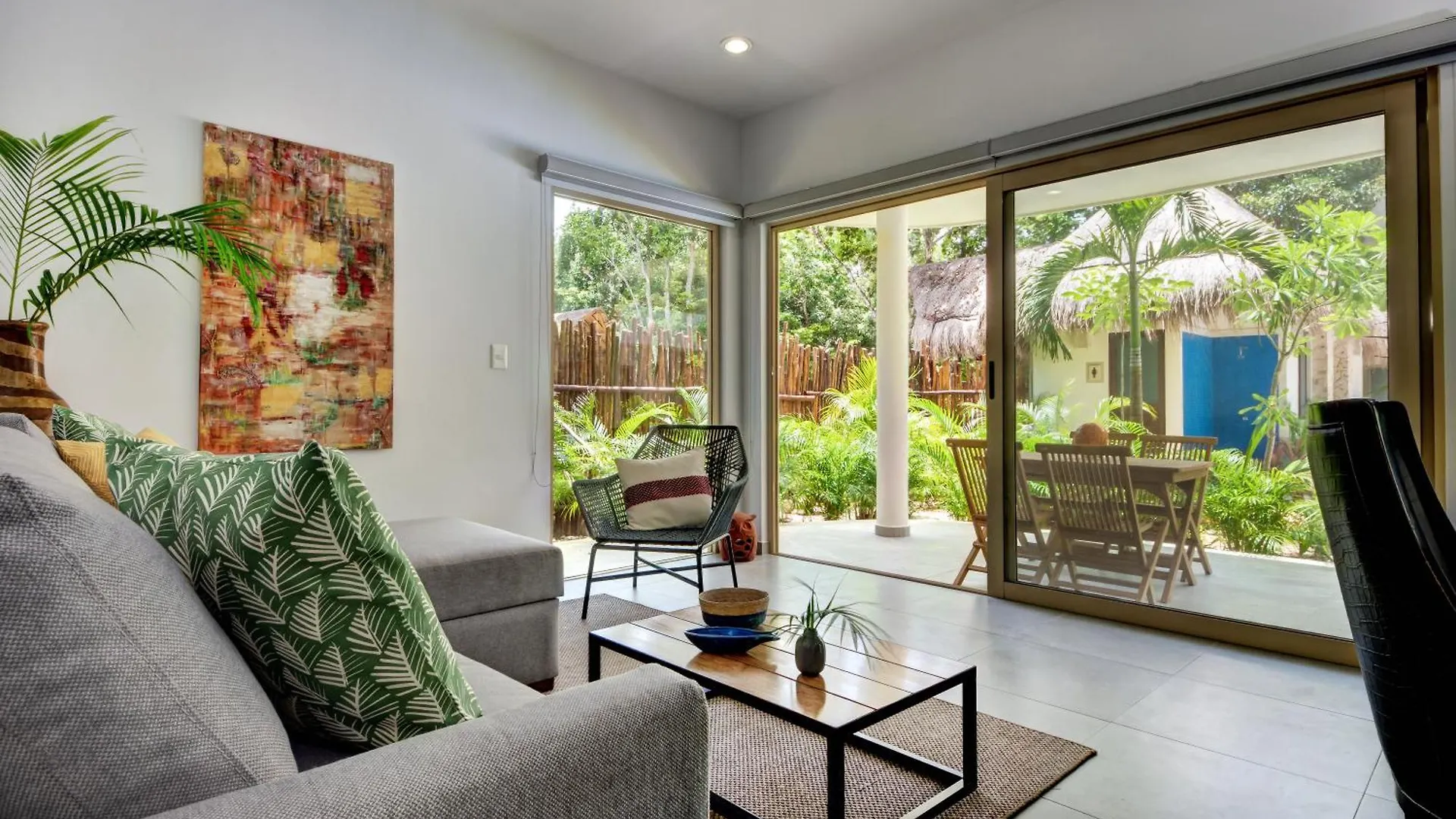 Poolside Bliss With Private Terrace & Jacuzzi Apartment Tulum Mexico